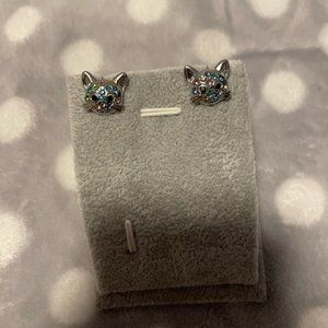 Sweet and Exquisite Pure Color Cute Cat earrings